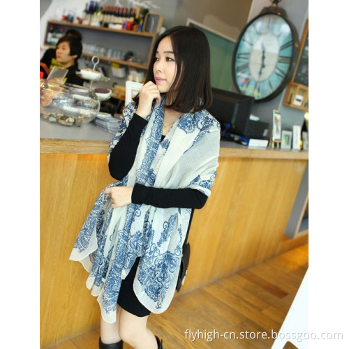 Spring Autumn Fashion Long High Copy Silk Scarf